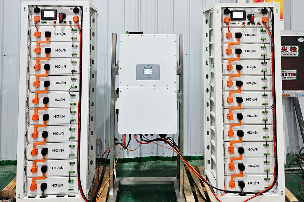 Installation video of 51.2kWh high voltage lithium battery cluster